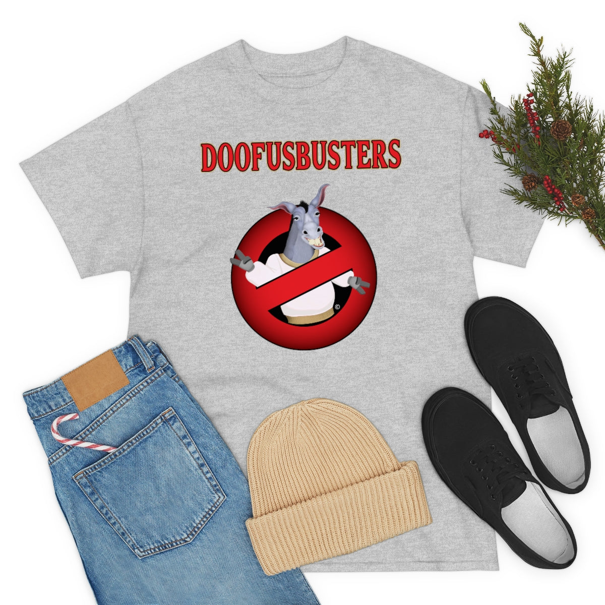 Doofus Busters Ghost Busters Parody Short Sleeve T-Shirt Unisex