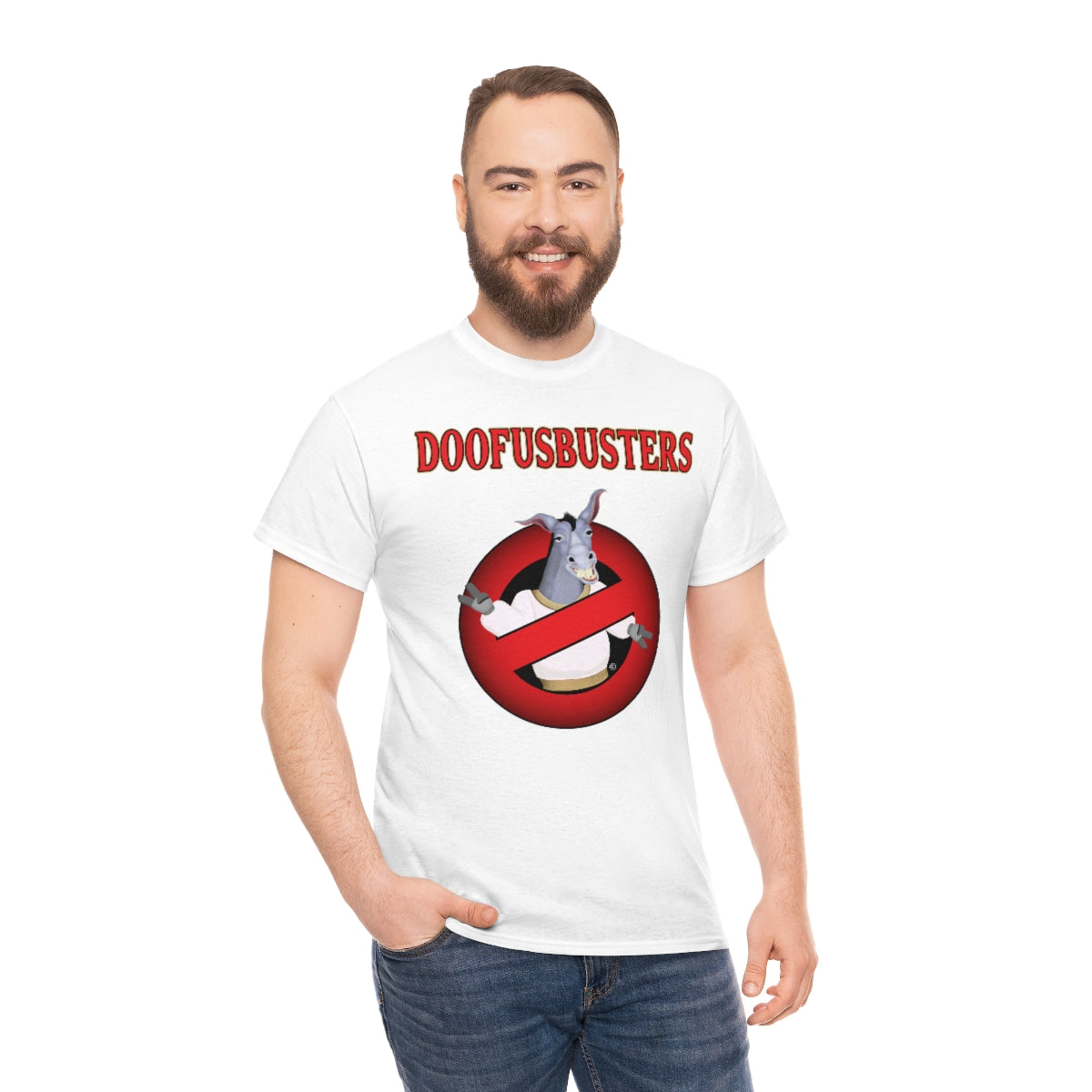 Doofus Busters Ghost Busters Parody Short Sleeve T-Shirt Unisex