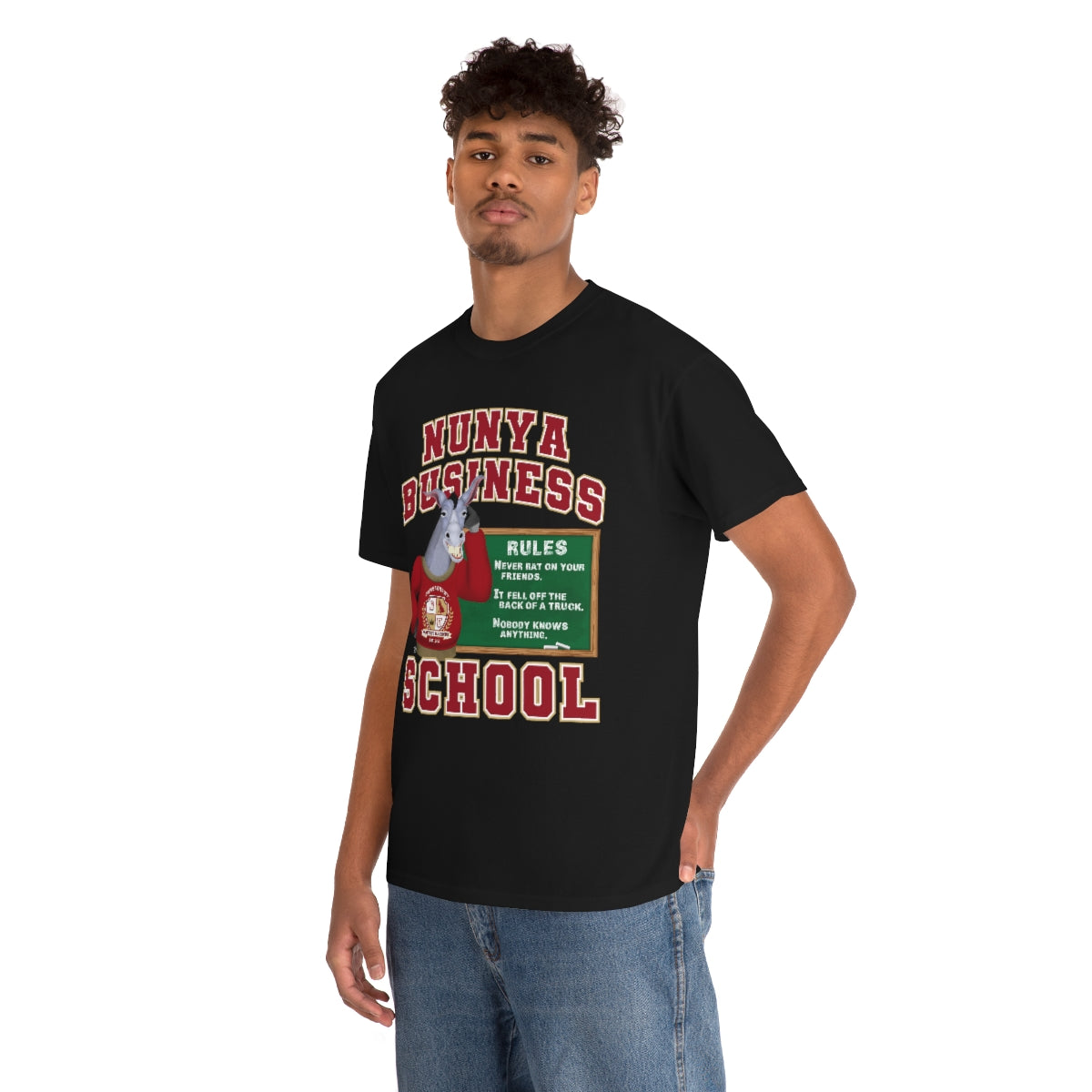 Nunya Business School Unisex Short Sleeve Tee