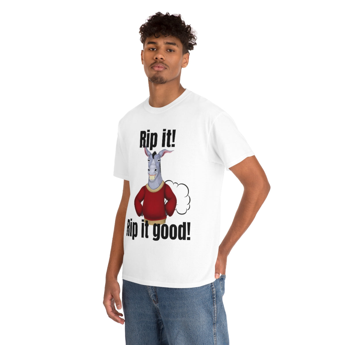 Rip it! Funny Unisex Heavy Cotton Tee