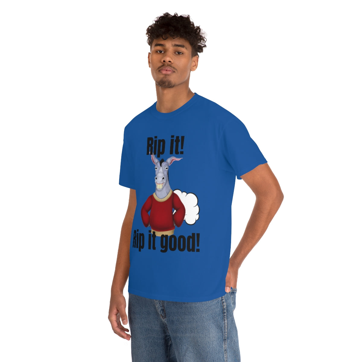 Rip it! Funny Unisex Heavy Cotton Tee