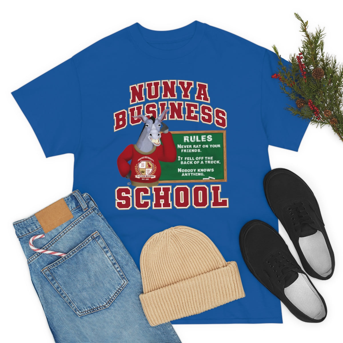 Nunya Business School Unisex Short Sleeve Tee