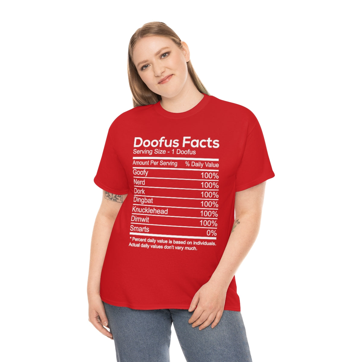 Doofus Facts Unisex Short Sleeve Tee