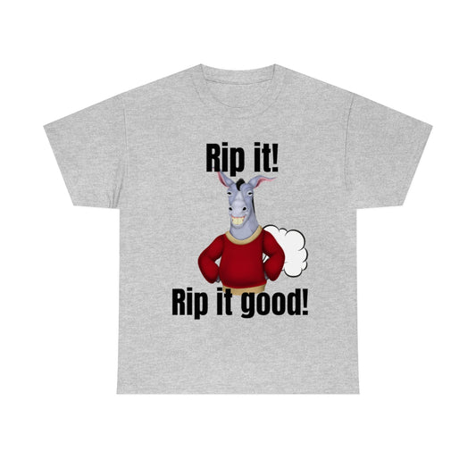 Rip it! Funny Unisex Heavy Cotton Tee