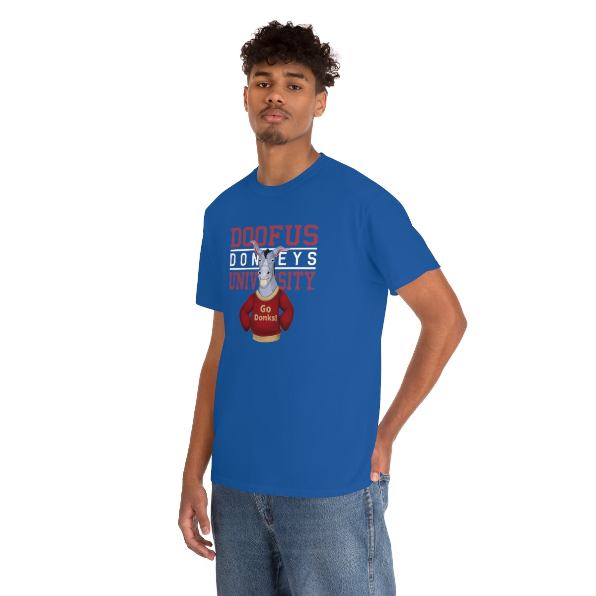 Doofus University™ Donkeys Unisex Short Sleeve Tee Funny T Shirt Gag Gift