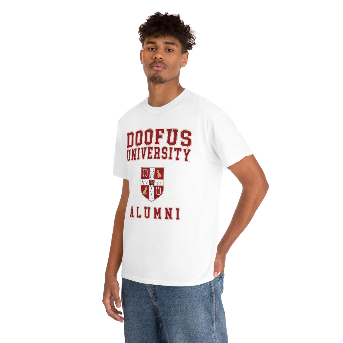 Doofus University™ Alumni Unisex Funny Gift Idea Short Sleeve T Shirt