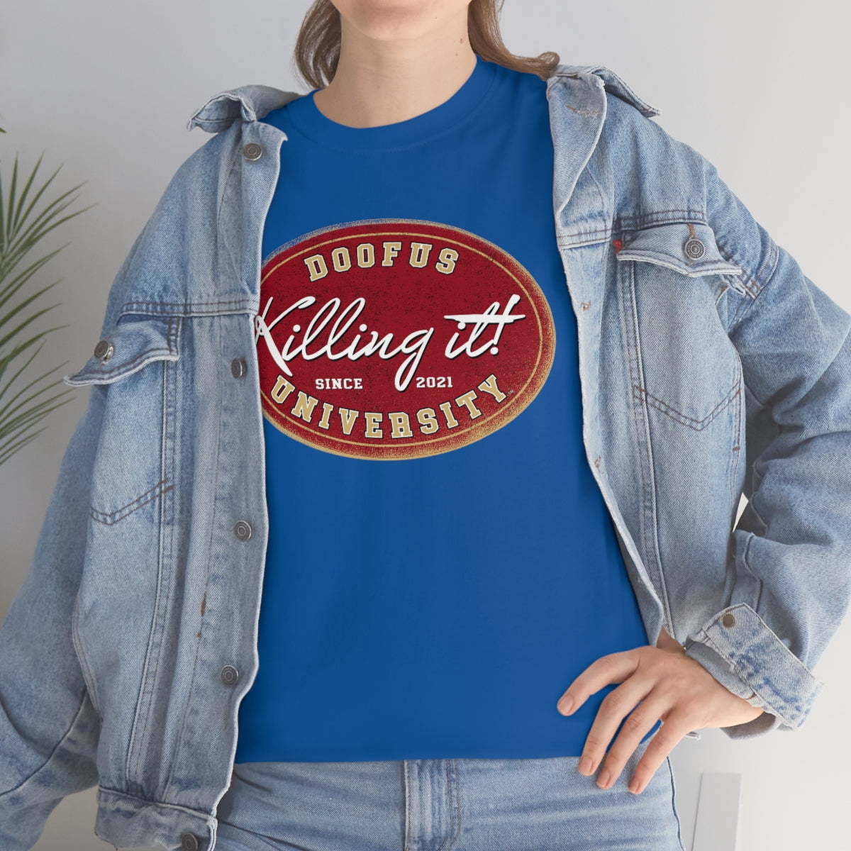 Killing It at Doofus University™ Unisex Short Sleeve Tee