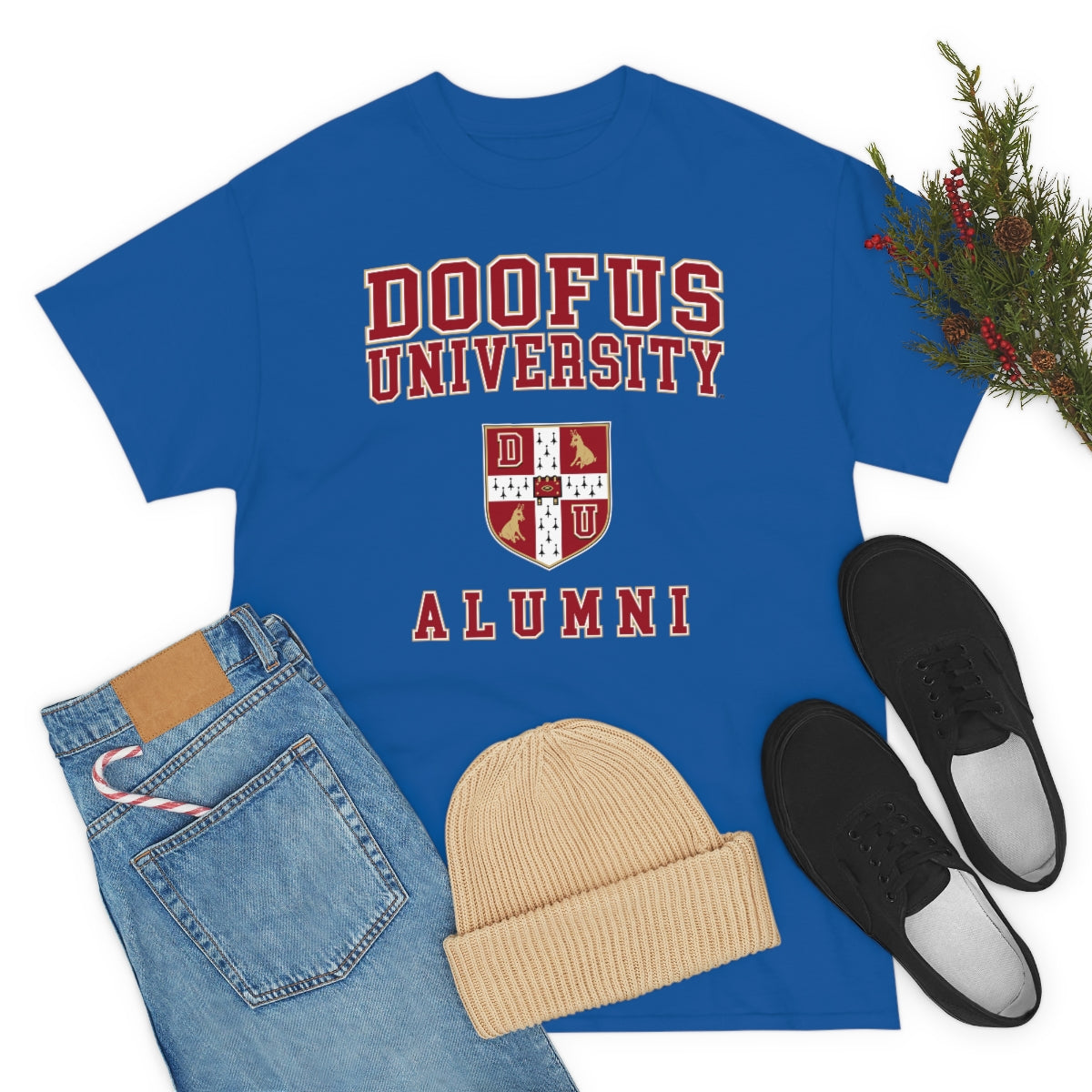 Doofus University™ Alumni Unisex Funny Gift Idea Short Sleeve T Shirt