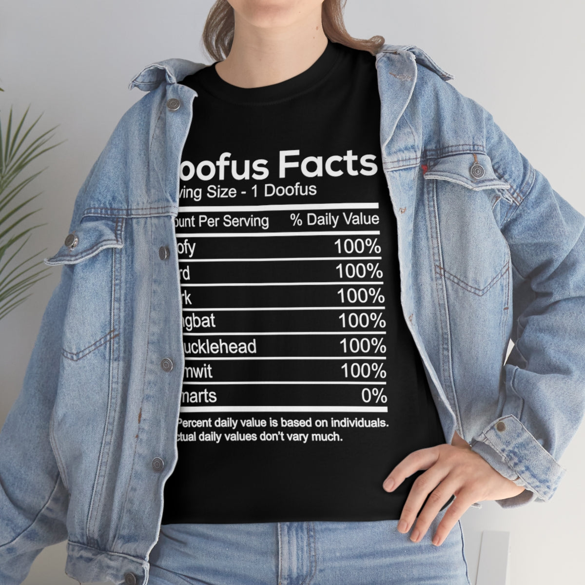 Doofus Facts Unisex Short Sleeve Tee
