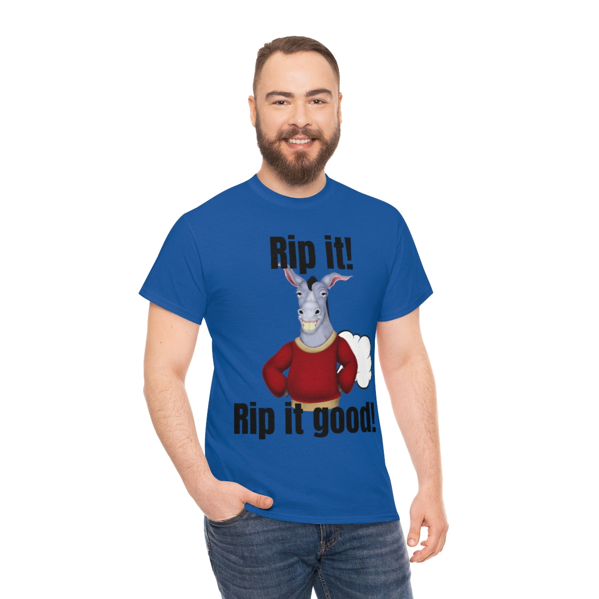 Rip it! Funny Unisex Heavy Cotton Tee