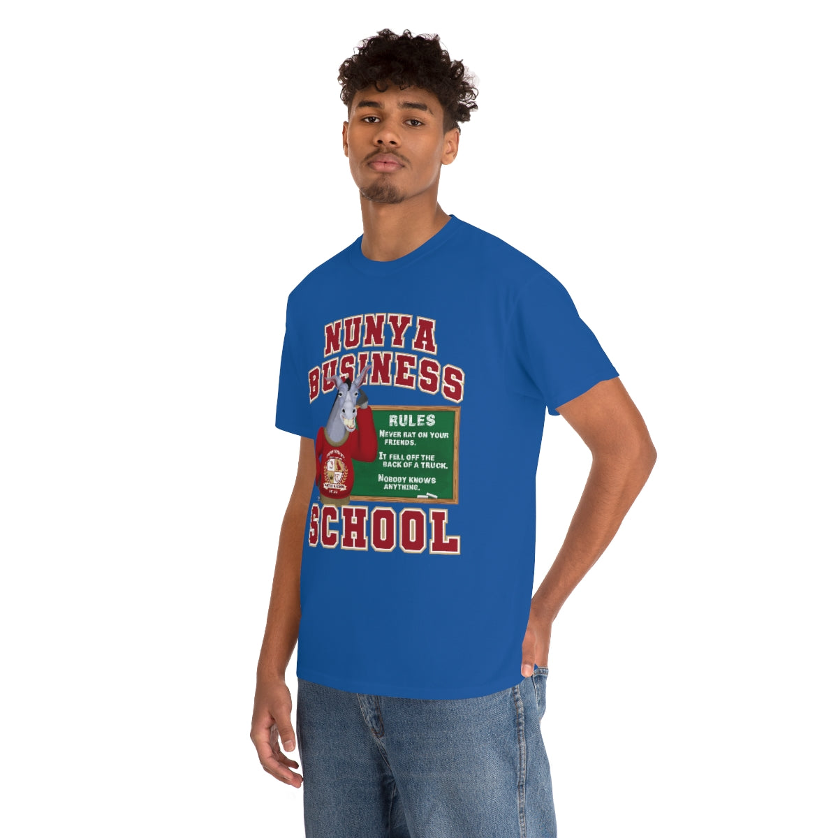 Nunya Business School Unisex Short Sleeve Tee