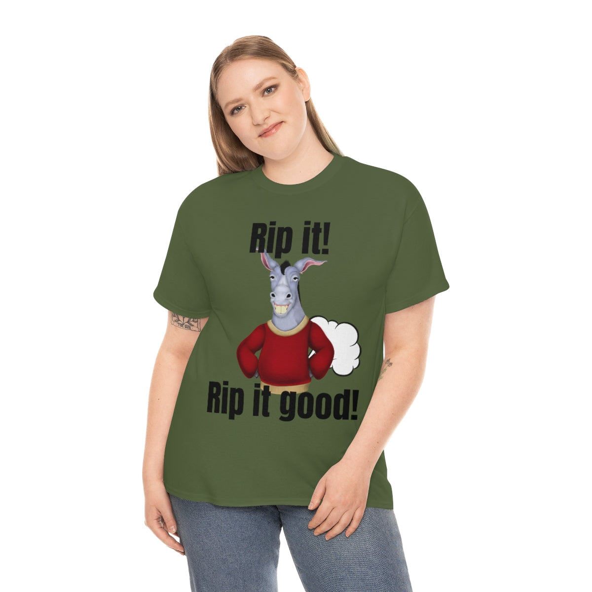 Rip it! Funny Unisex Heavy Cotton Tee