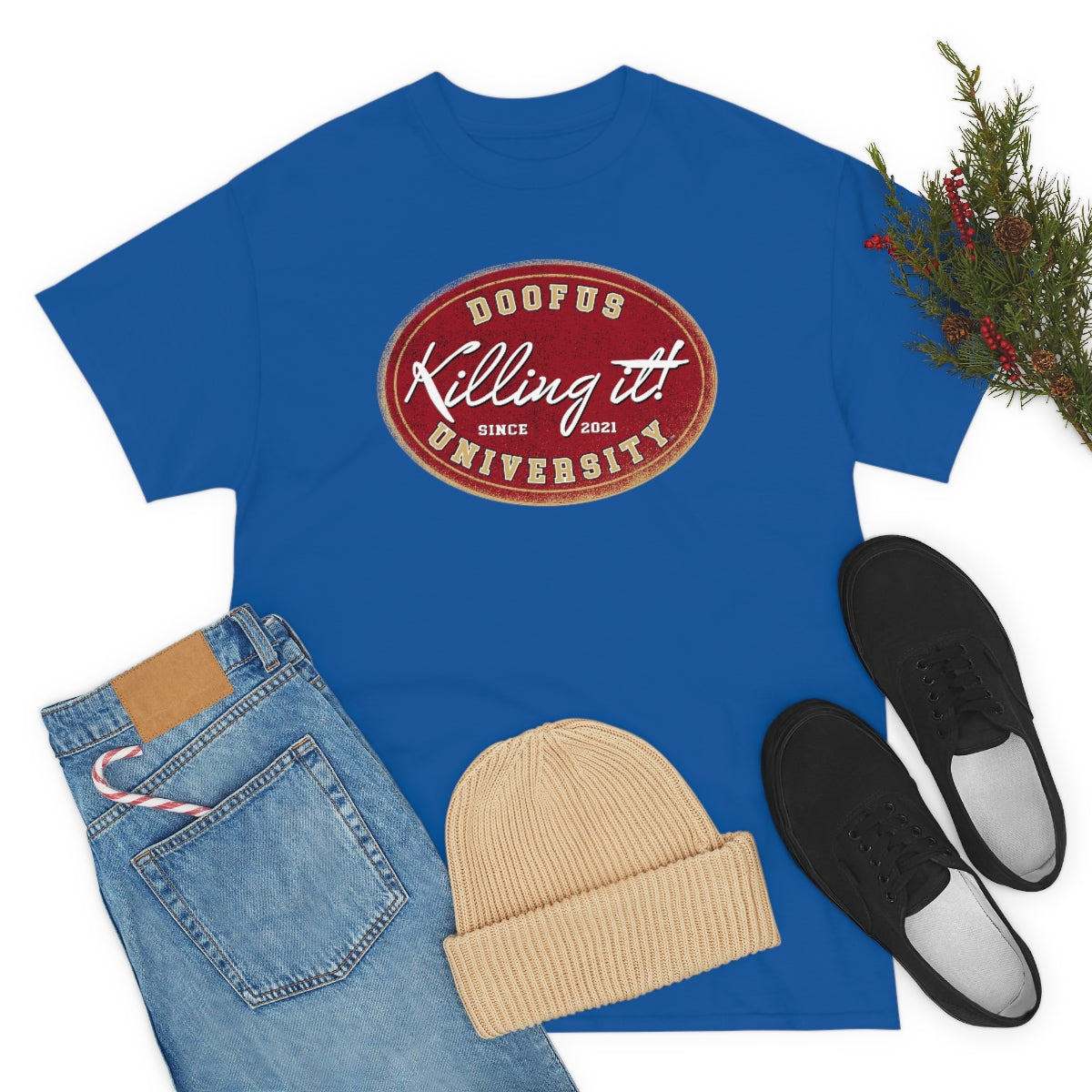 Killing It at Doofus University™ Unisex Short Sleeve Tee