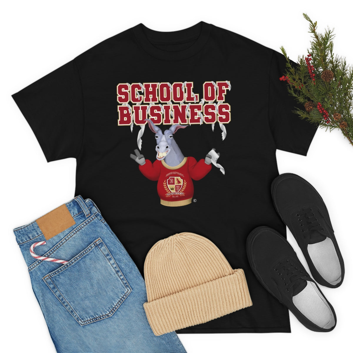 School of Business Unisex T-Shirt Funny Shirt Gag Gift Idea