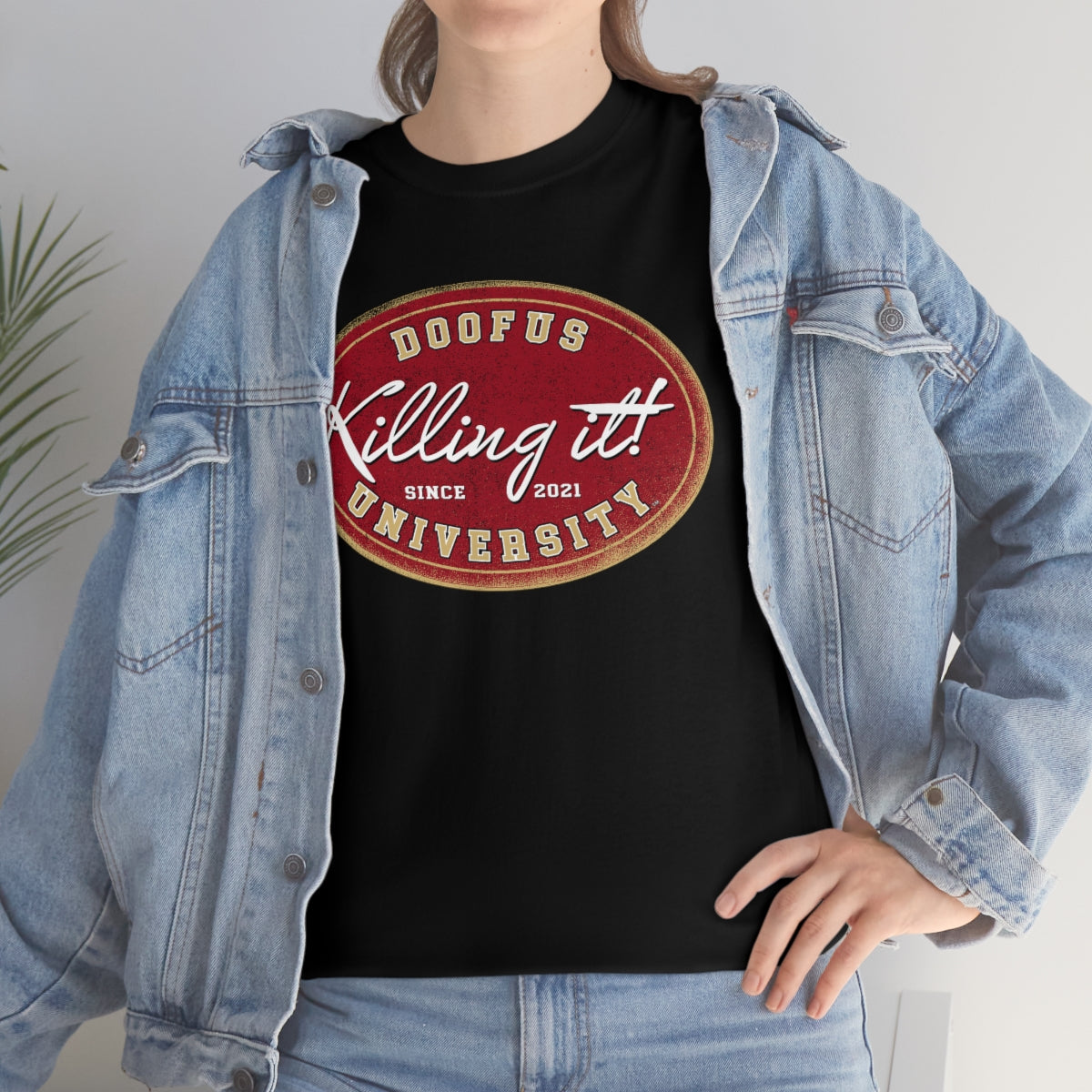 Killing It at Doofus University™ Unisex Short Sleeve Tee