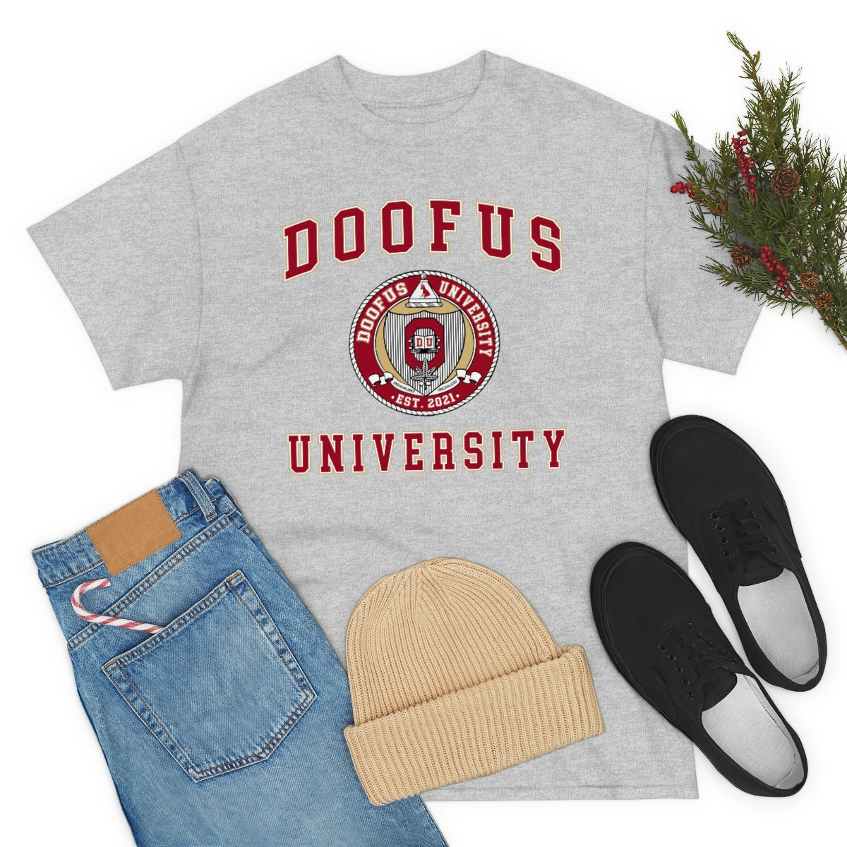 Doofus University ™ Ohio Style Unisex Short Sleeve T Shirt Funny Gag Gift Idea
