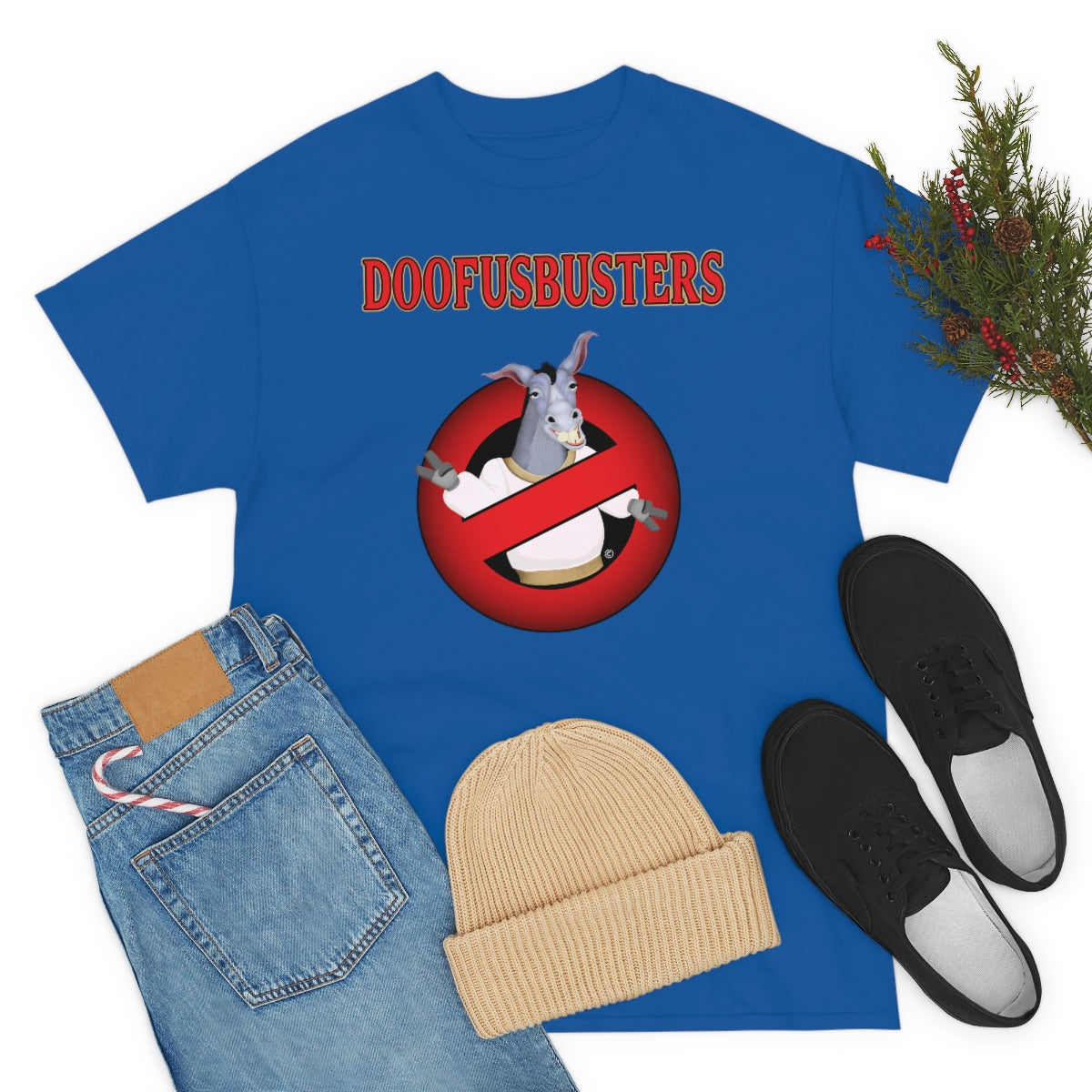 Doofus Busters Ghost Busters Parody Short Sleeve T-Shirt Unisex