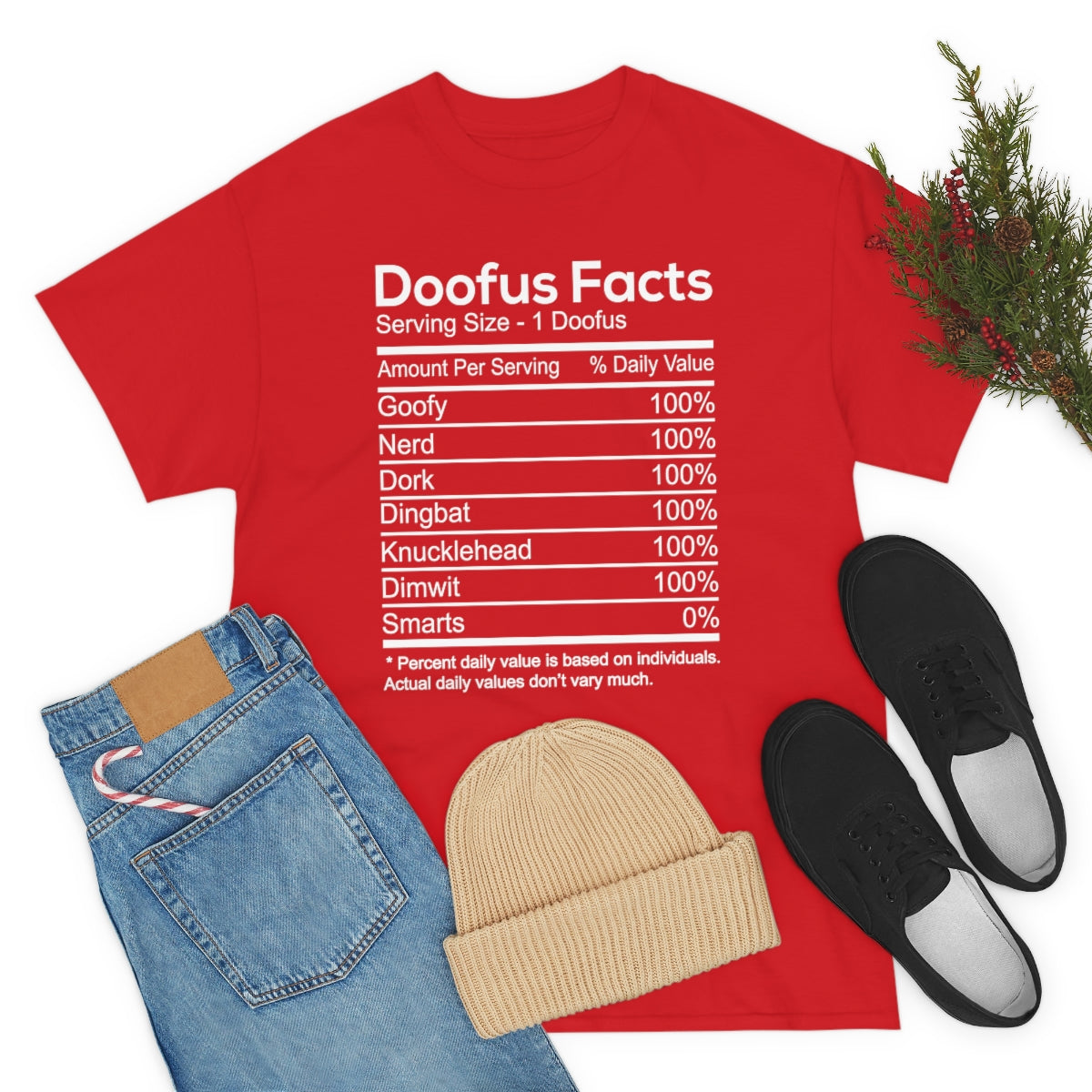 Doofus Facts Unisex Short Sleeve Tee