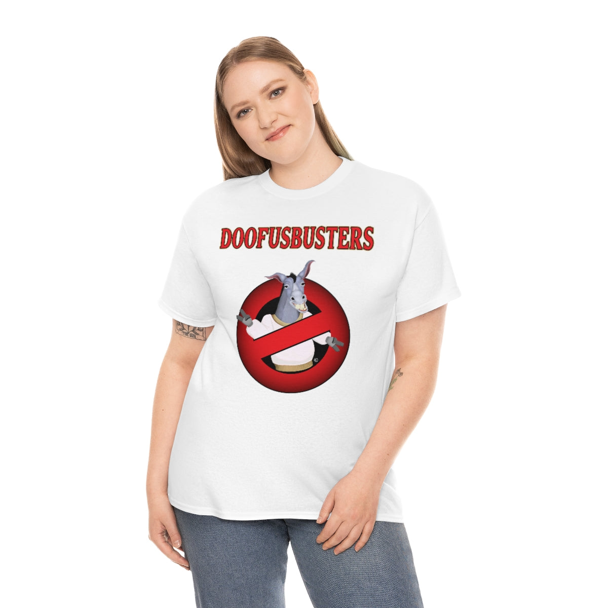 Doofus Busters Ghost Busters Parody Short Sleeve T-Shirt Unisex