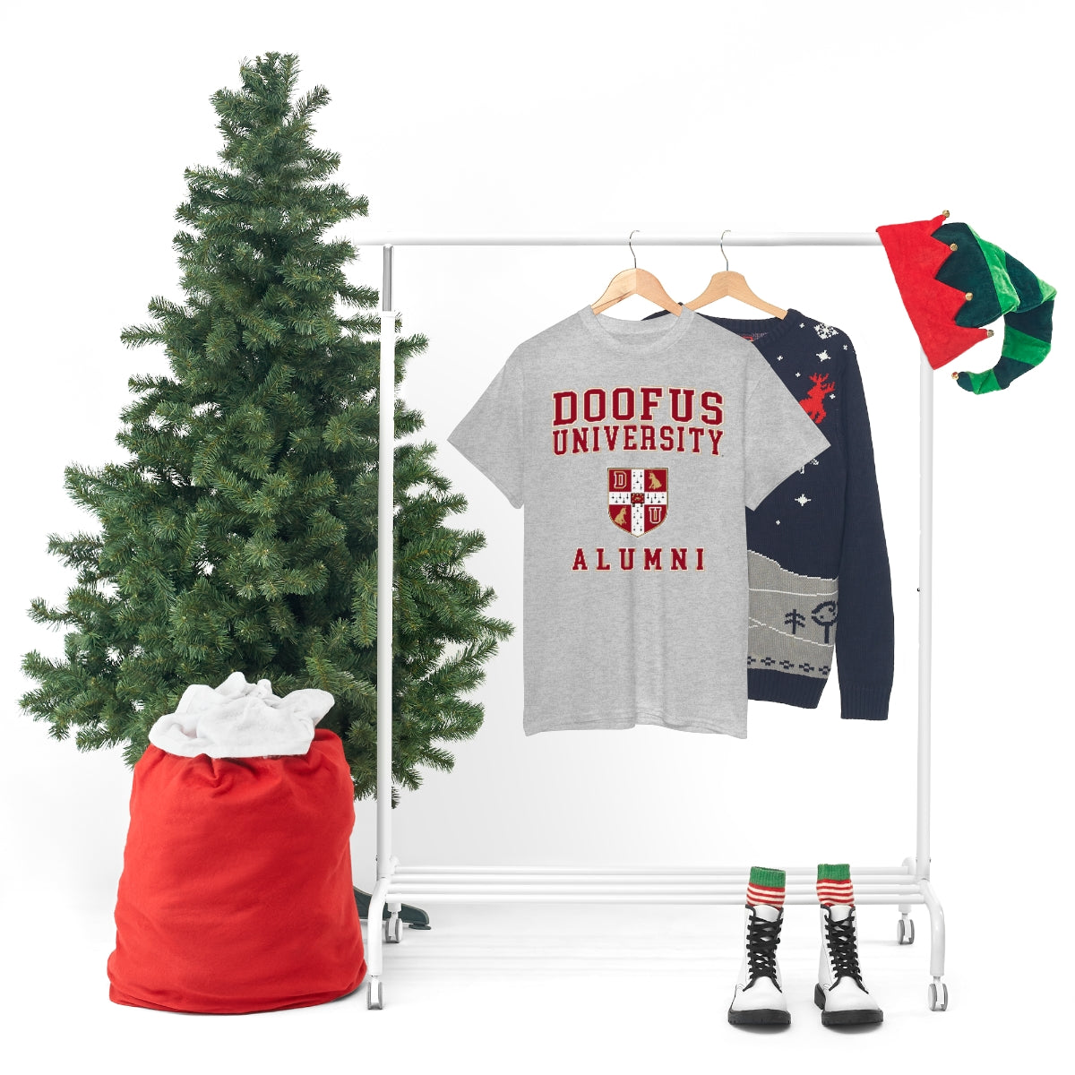 Doofus University™ Alumni Unisex Funny Gift Idea Short Sleeve T Shirt