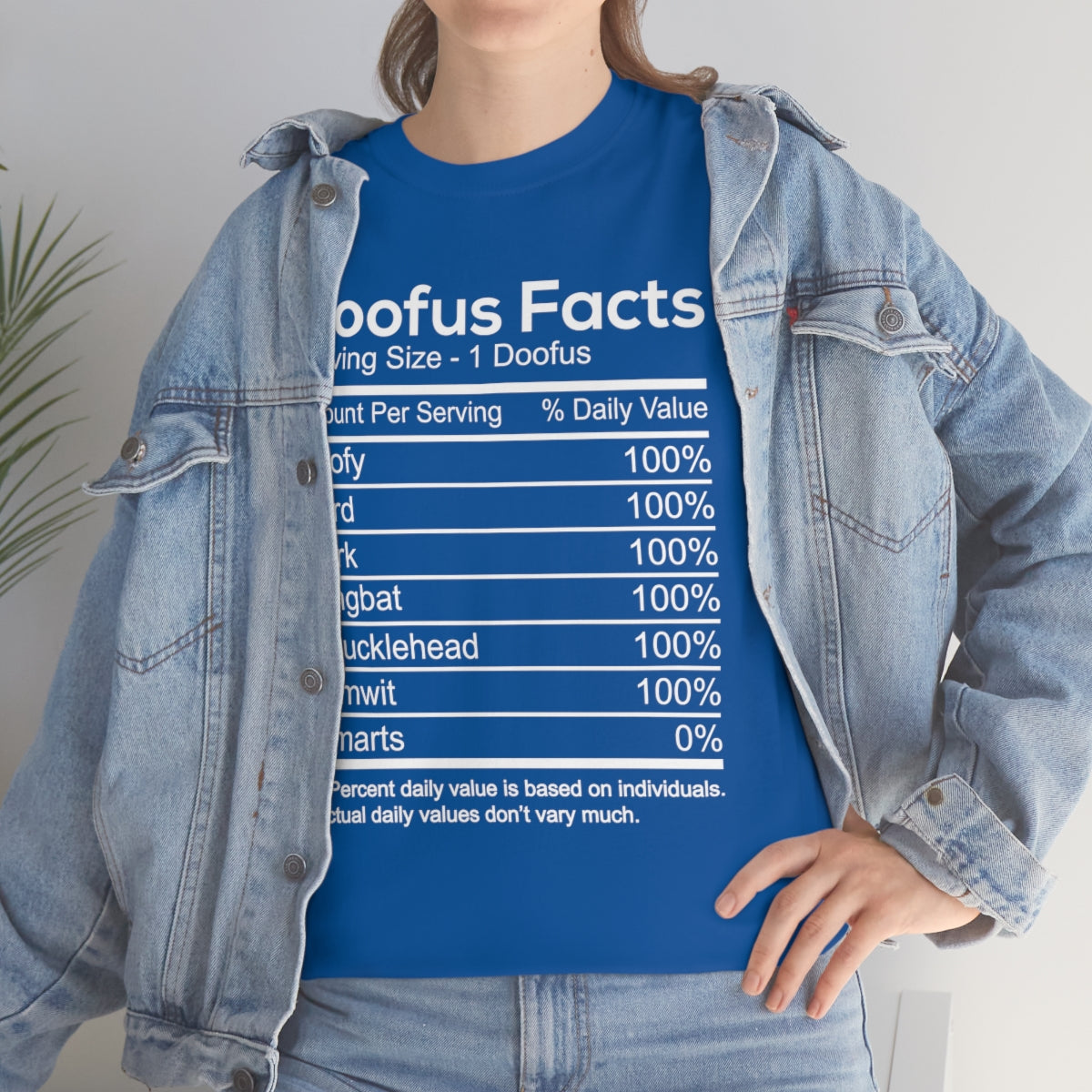 Doofus Facts Unisex Short Sleeve Tee