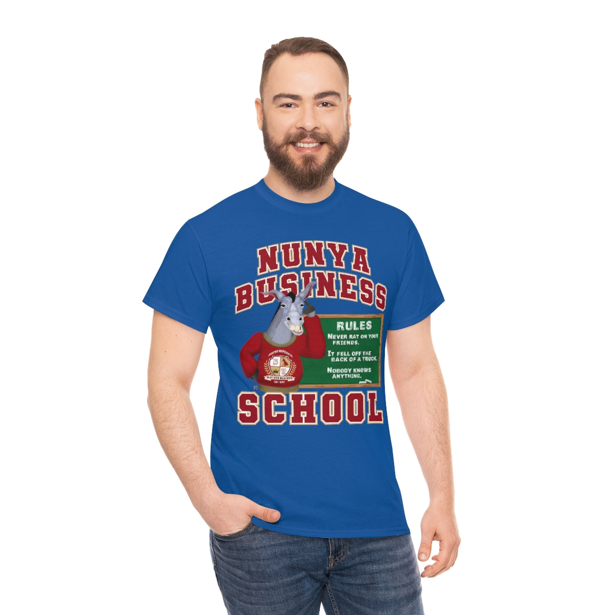 Nunya Business School Unisex Short Sleeve Tee