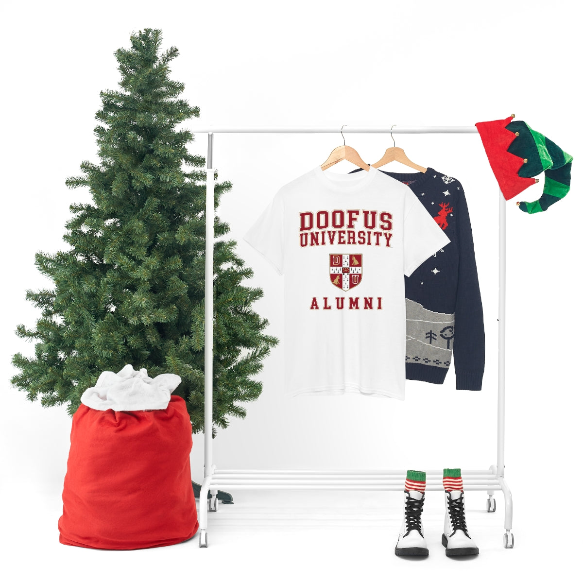 Doofus University™ Alumni Unisex Funny Gift Idea Short Sleeve T Shirt
