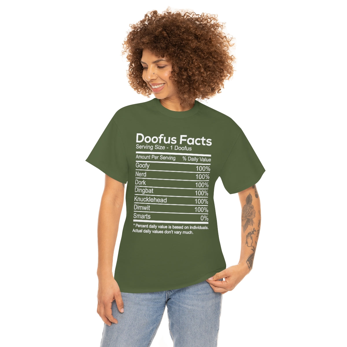 Doofus Facts Unisex Short Sleeve Tee