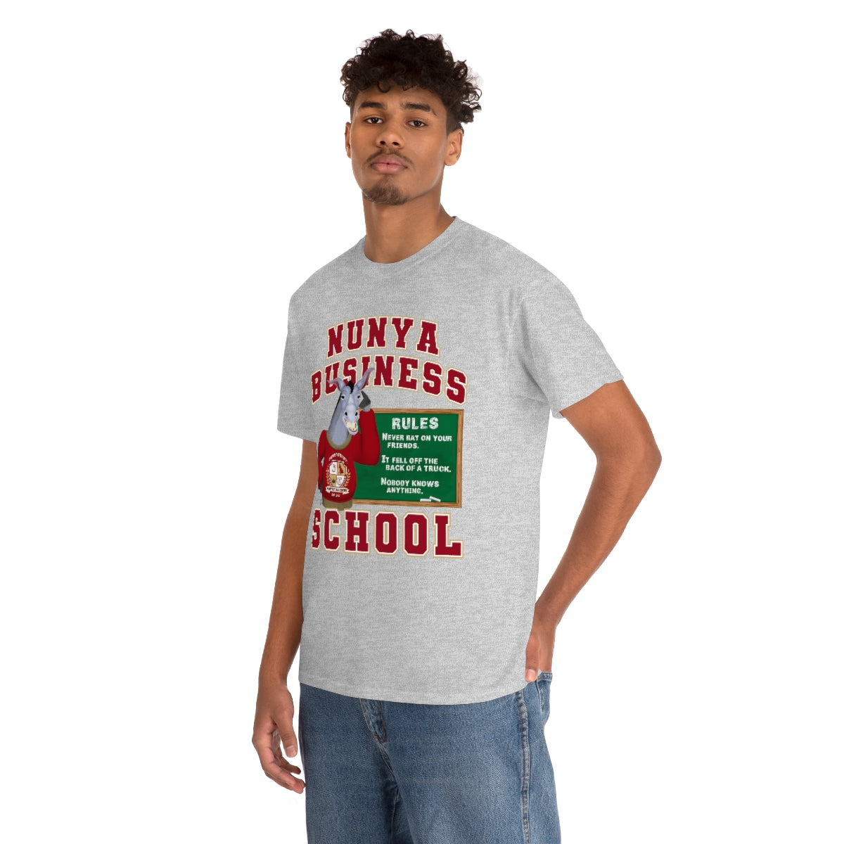 Nunya Business School Unisex Short Sleeve Tee
