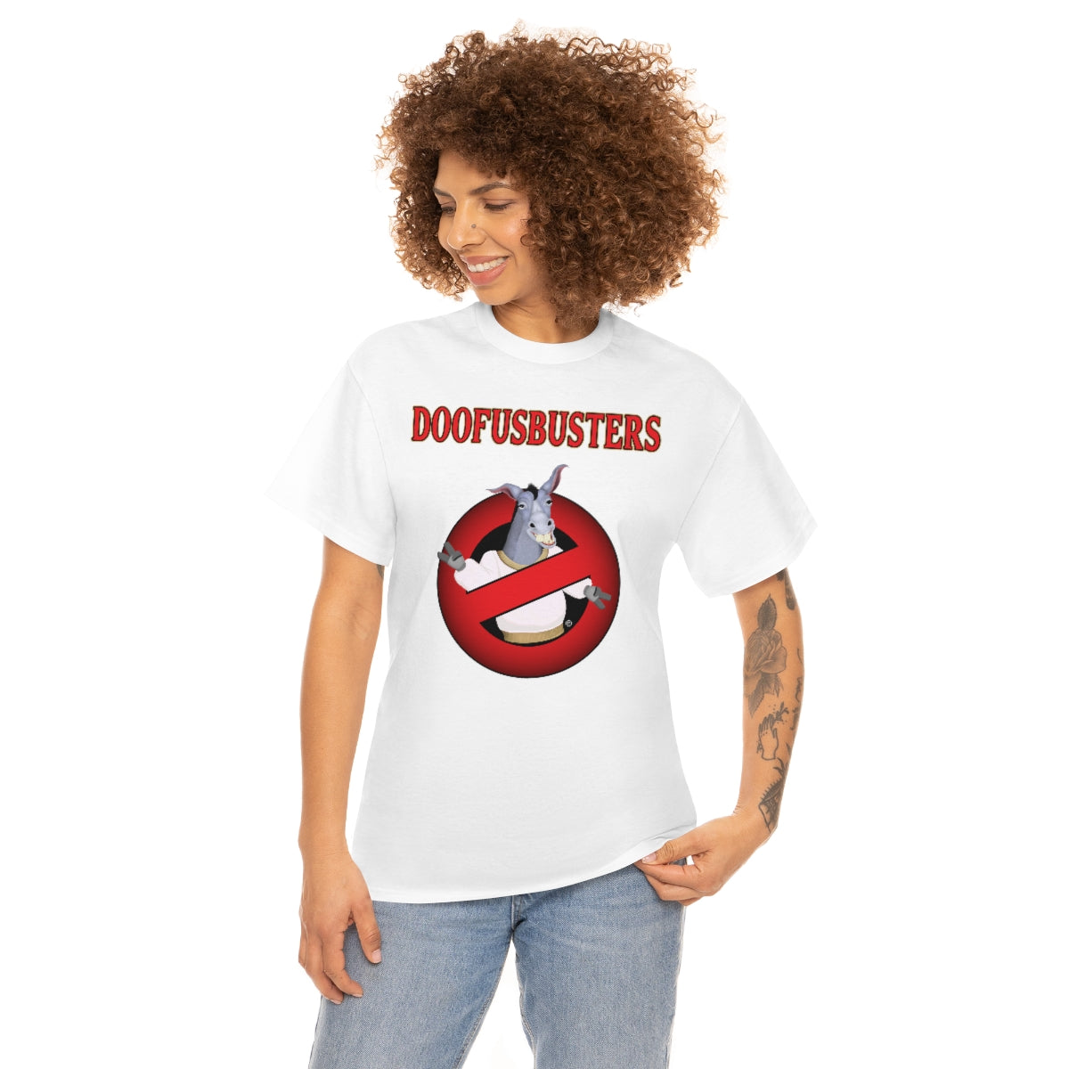 Doofus Busters Ghost Busters Parody Short Sleeve T-Shirt Unisex