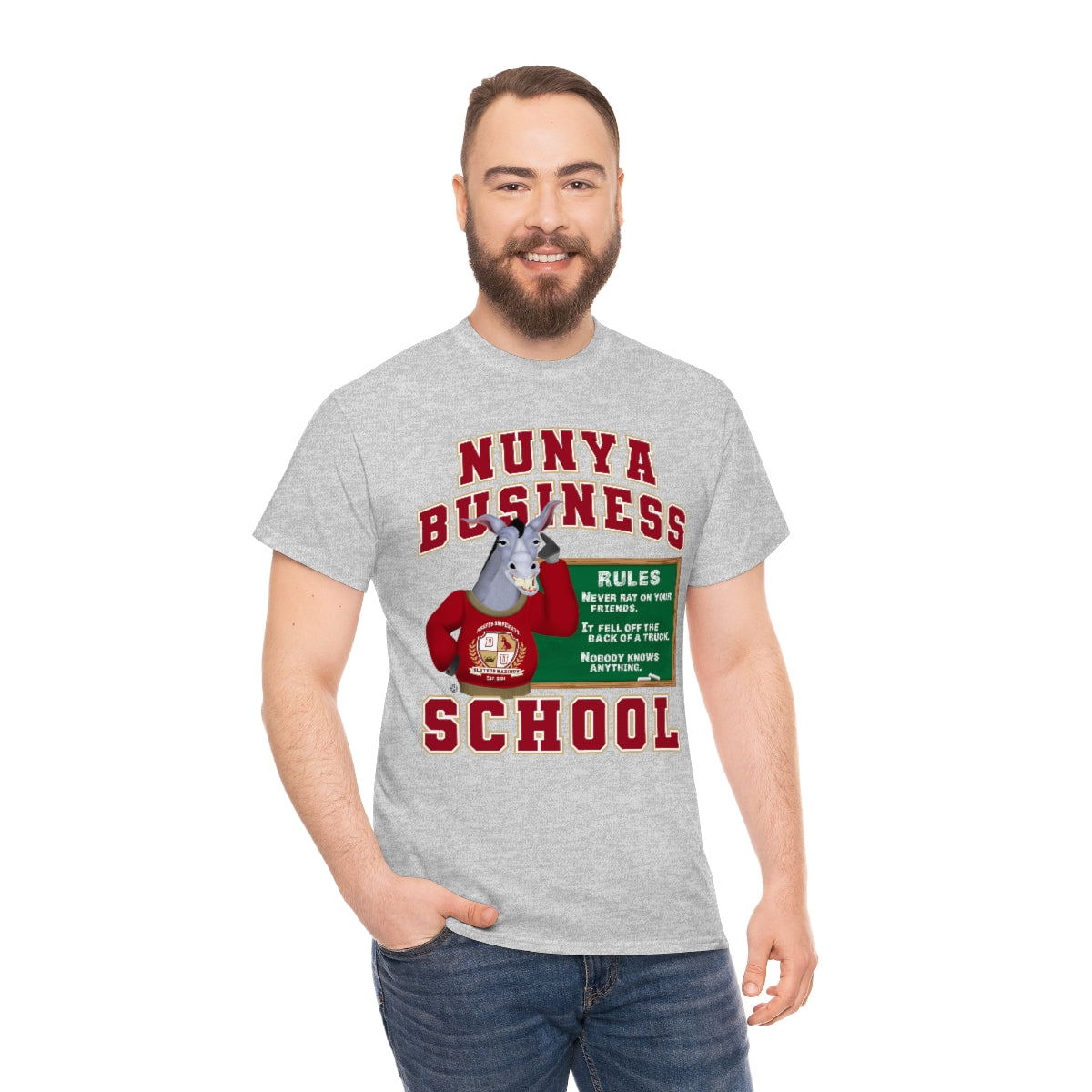 Nunya Business School Unisex Short Sleeve Tee