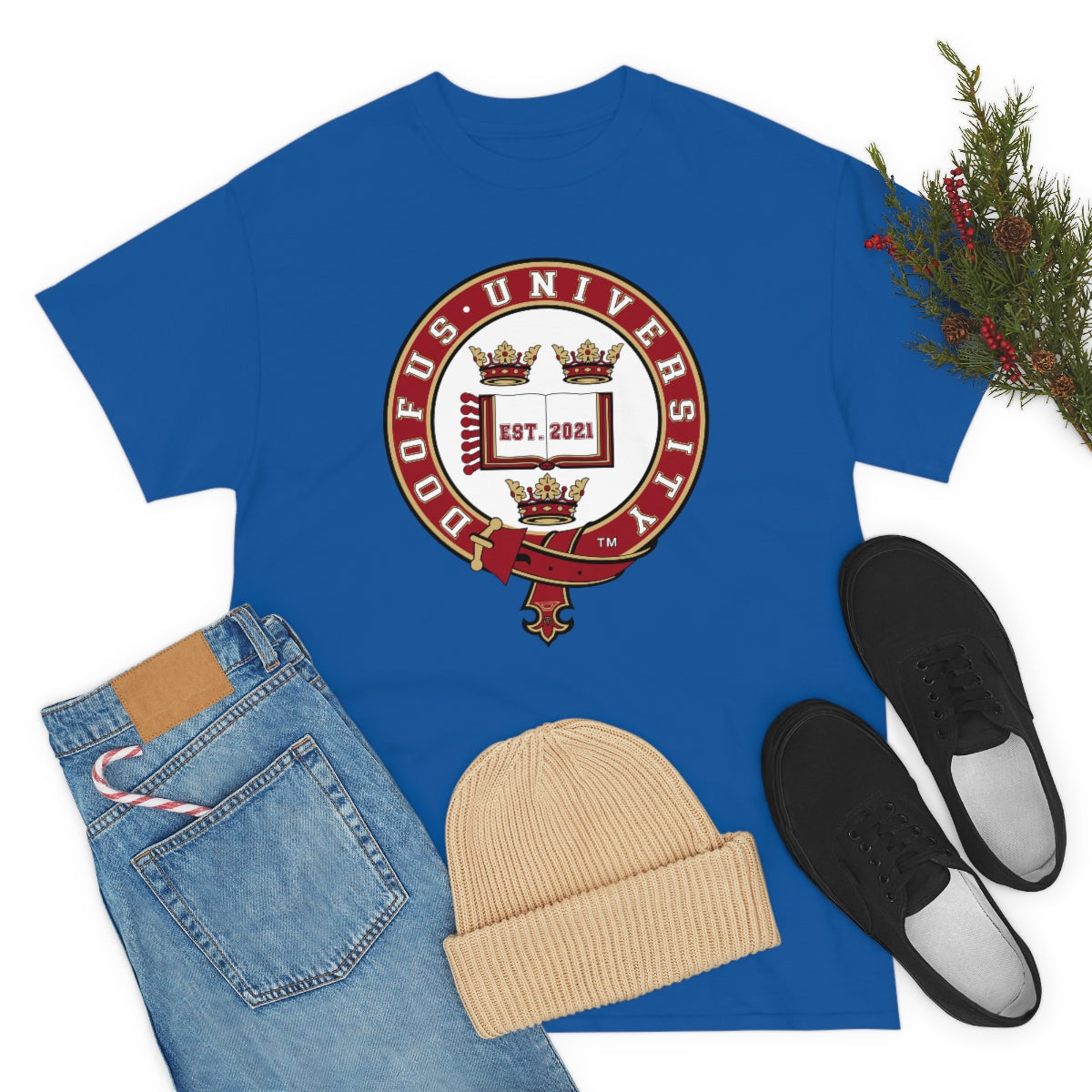Doofus University™ Oxford University Style Unisex Funny Gag Gift Idea Humorous T Shirt
