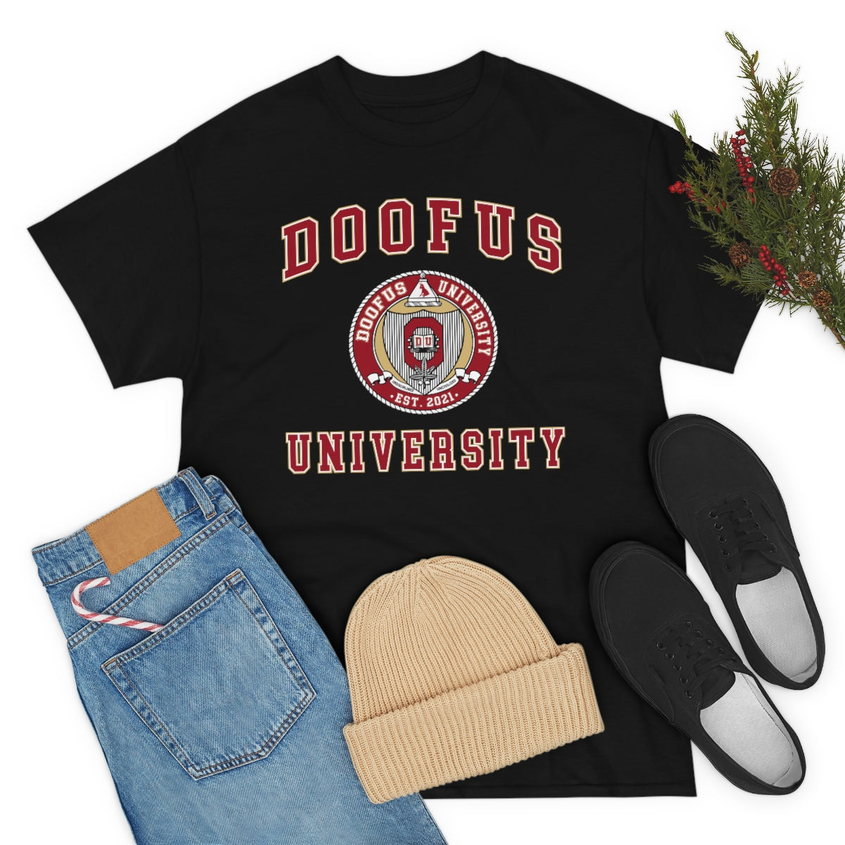 Doofus University ™ Ohio Style Unisex Short Sleeve T Shirt Funny Gag Gift Idea
