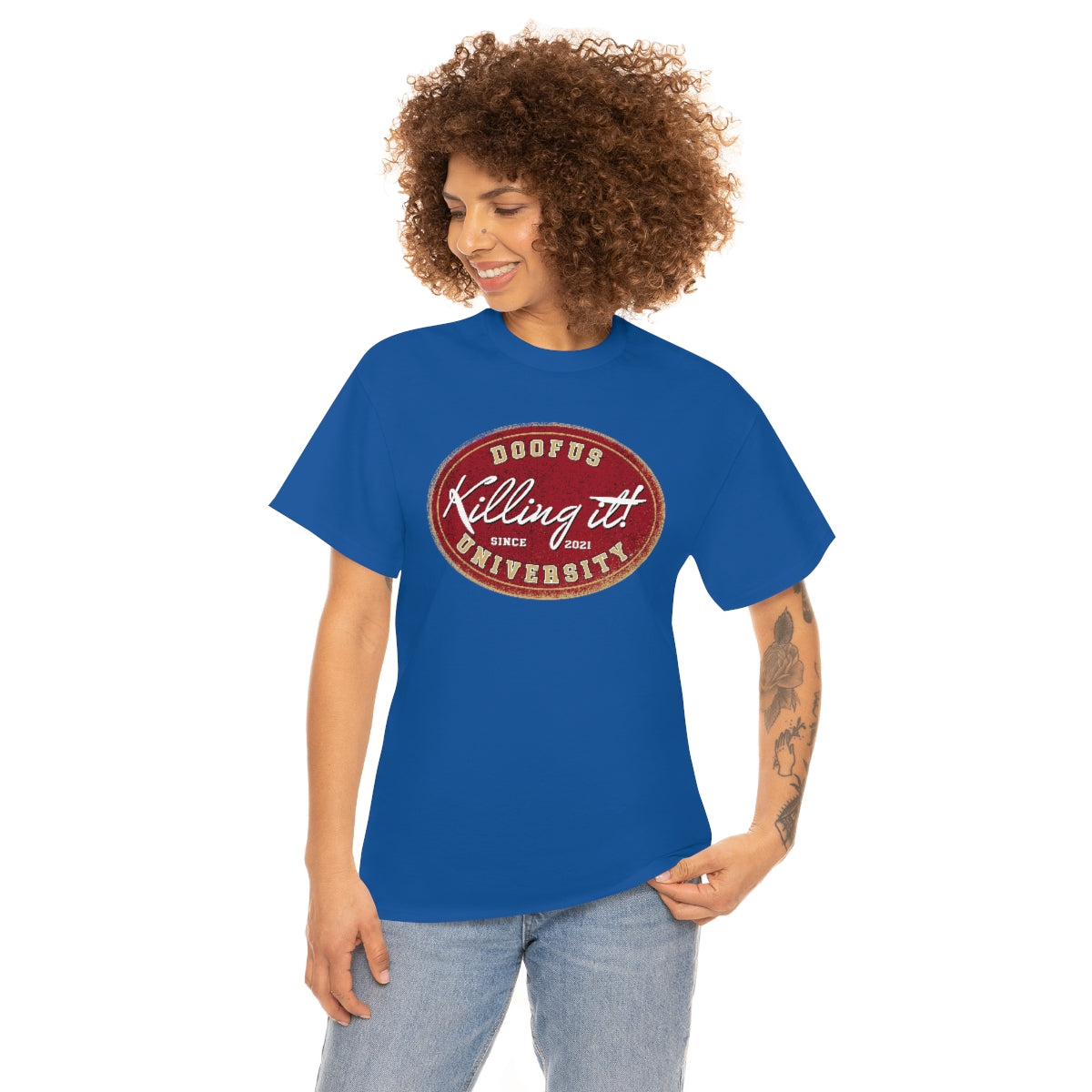 Killing It at Doofus University™ Unisex Short Sleeve Tee