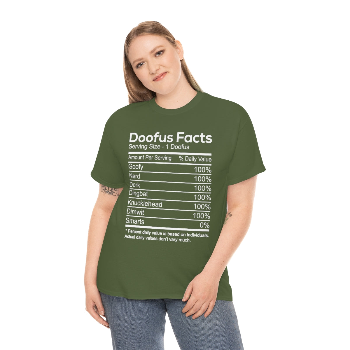 Doofus Facts Unisex Short Sleeve Tee