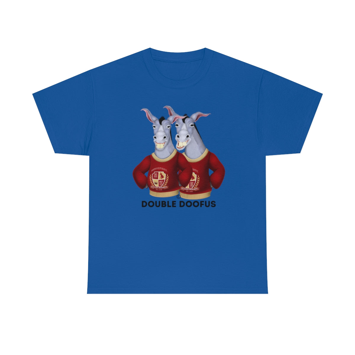 Twin Doofuses! Unisex T-Shirt Short Sleeve Funny Gag Gift