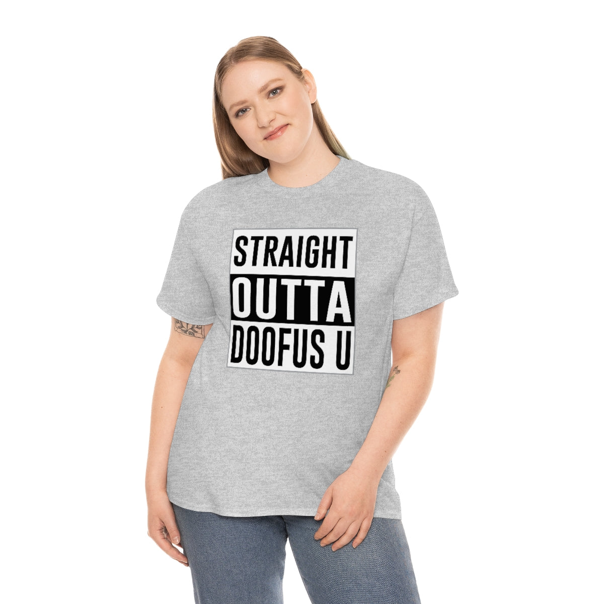 Straight Outta Doofus U™ Unisex Short Sleeve Funny Gift Idea T Shirt