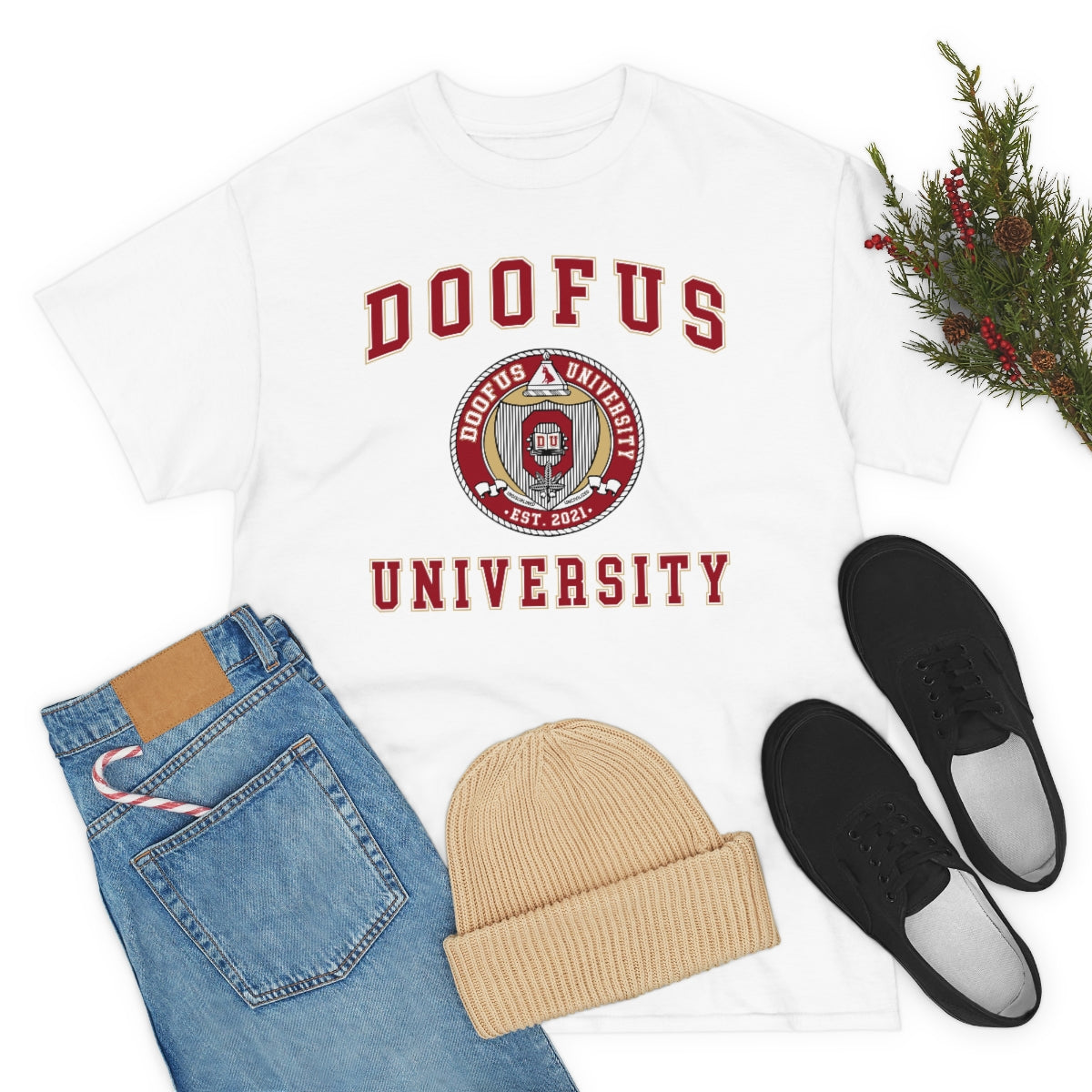 Doofus University ™ Ohio Style Unisex Short Sleeve T Shirt Funny Gag Gift Idea