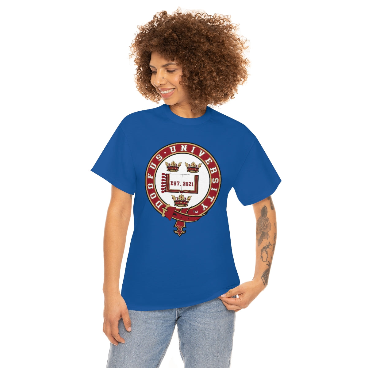 Doofus University™ Oxford University Style Unisex Funny Gag Gift Idea Humorous T Shirt