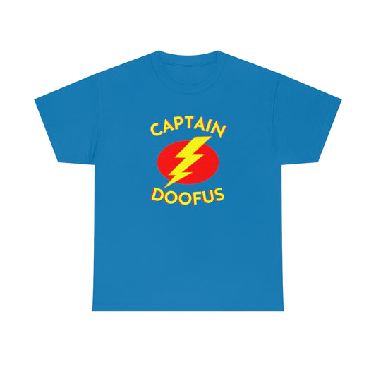 Captain Doofus Unisex Funny Gag Gift Idea T Shirt