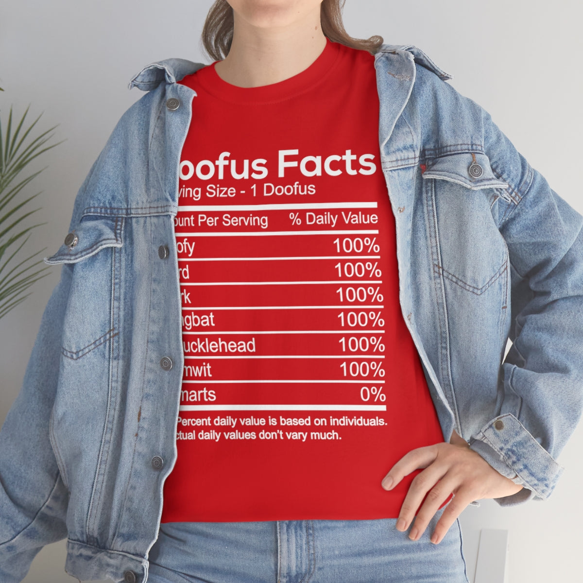 Doofus Facts Unisex Short Sleeve Tee