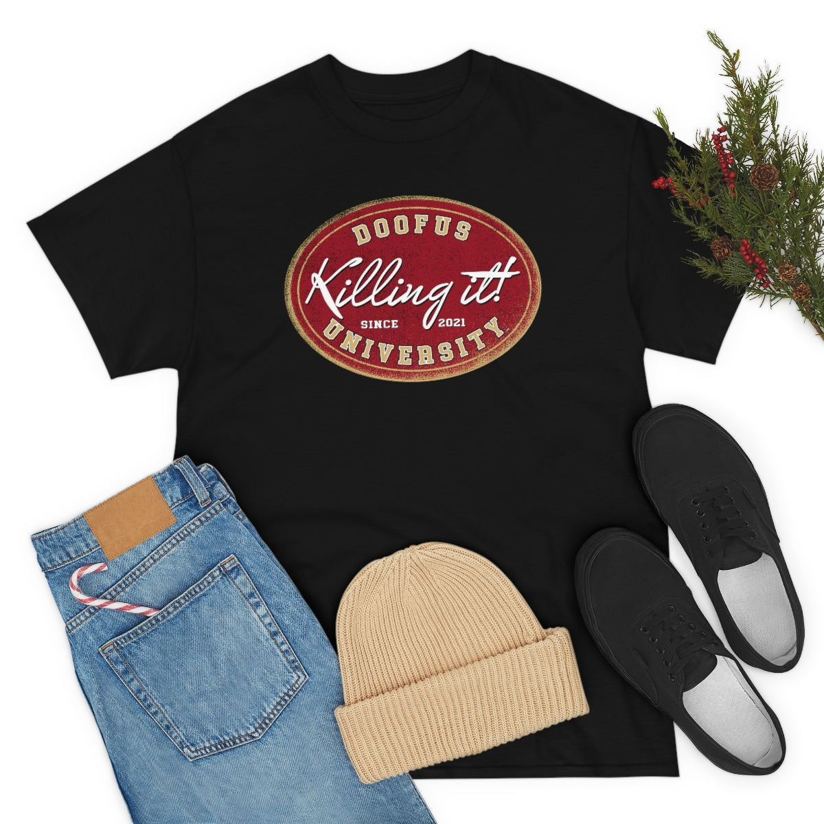 Killing It at Doofus University™ Unisex Short Sleeve Tee