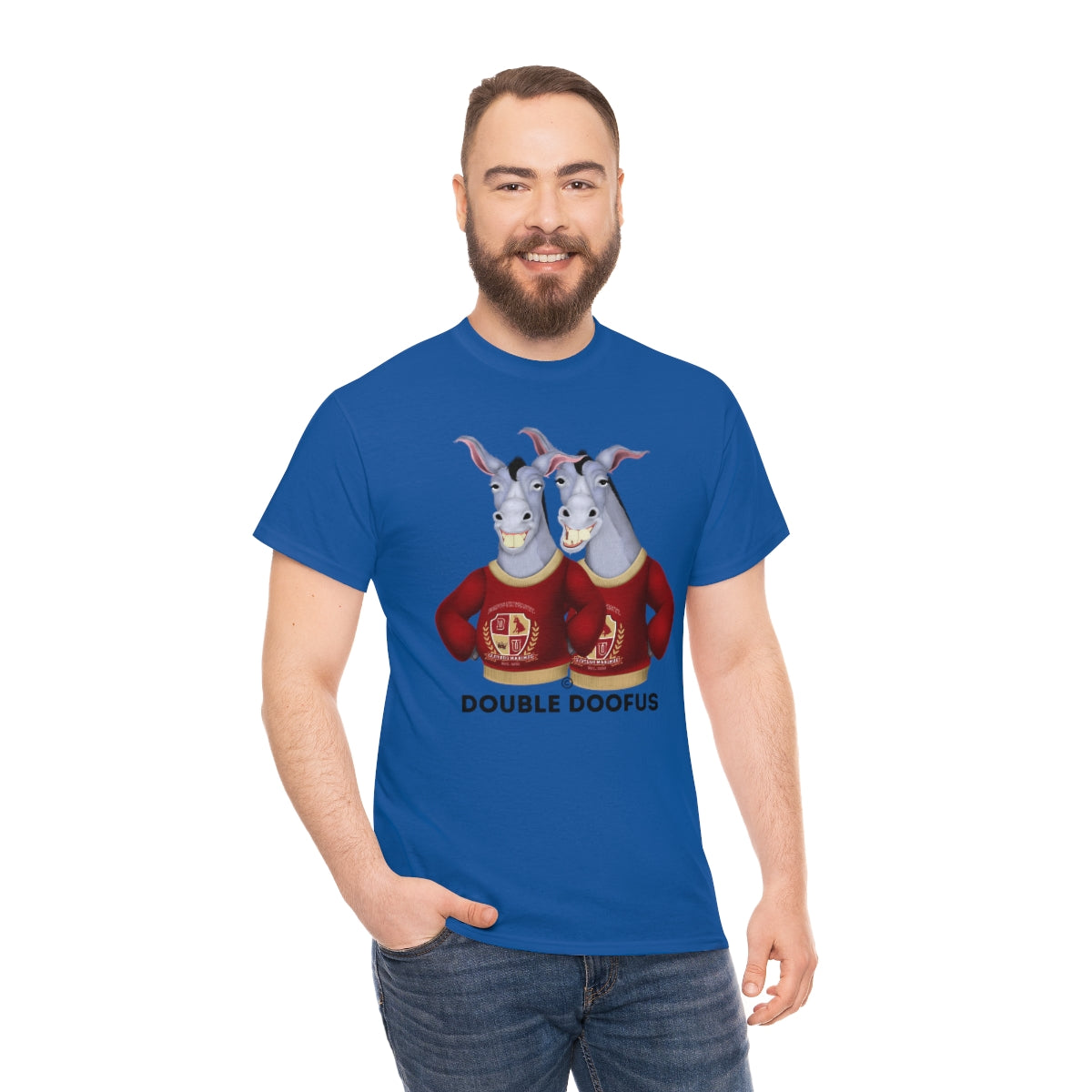 Twin Doofuses! Unisex T-Shirt Short Sleeve Funny Gag Gift