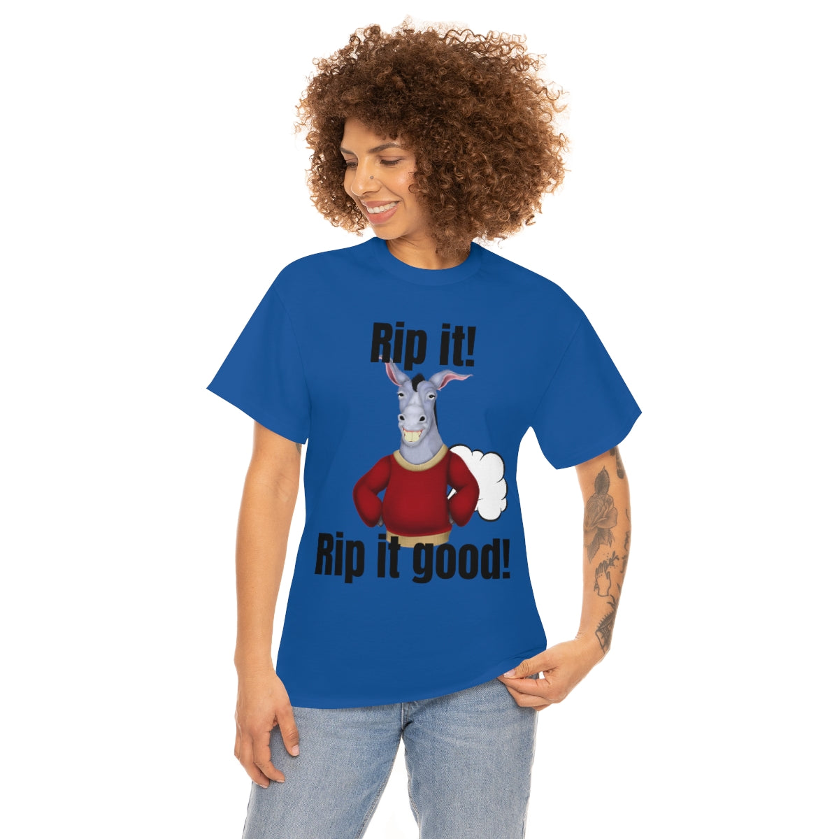 Rip it! Funny Unisex Heavy Cotton Tee