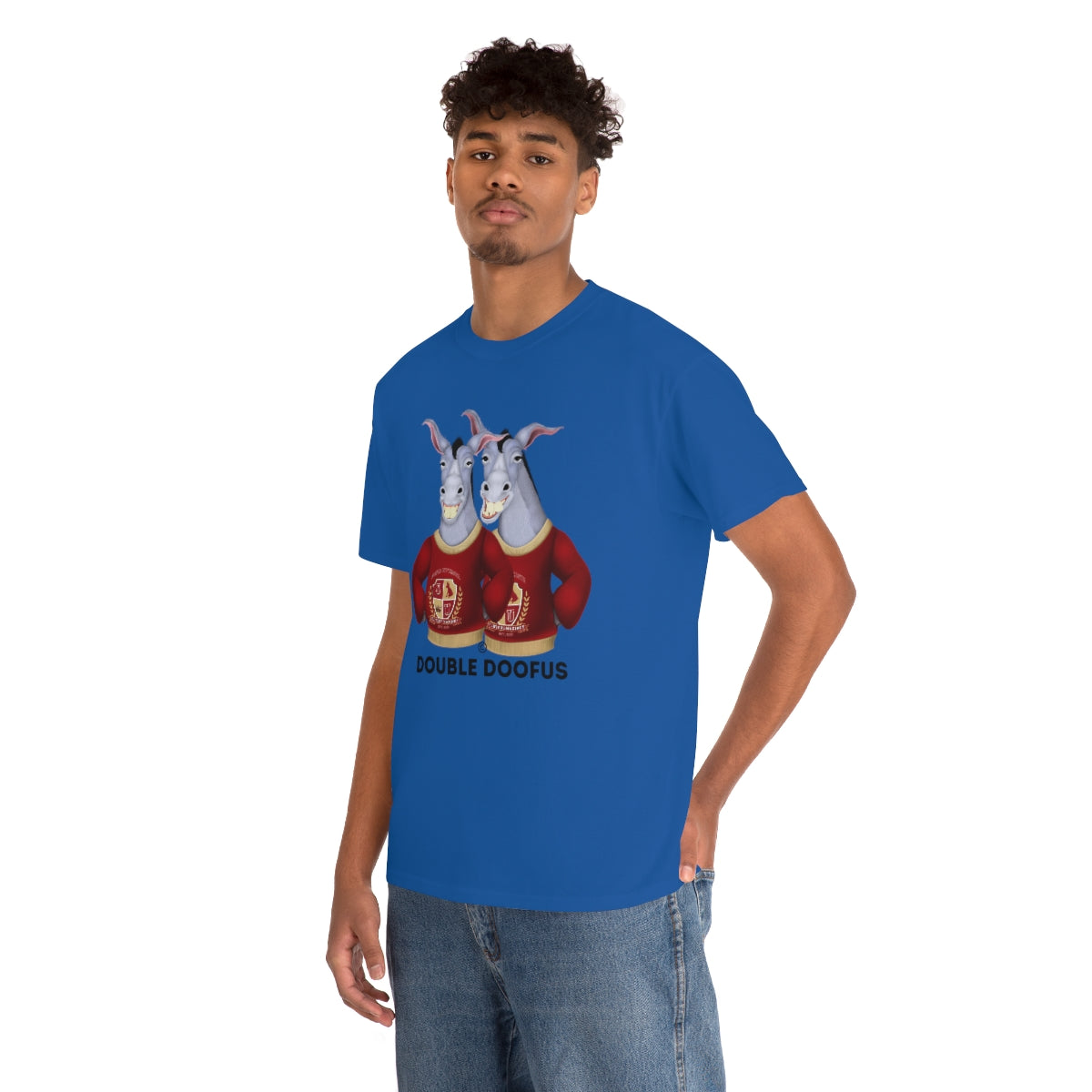 Twin Doofuses! Unisex T-Shirt Short Sleeve Funny Gag Gift
