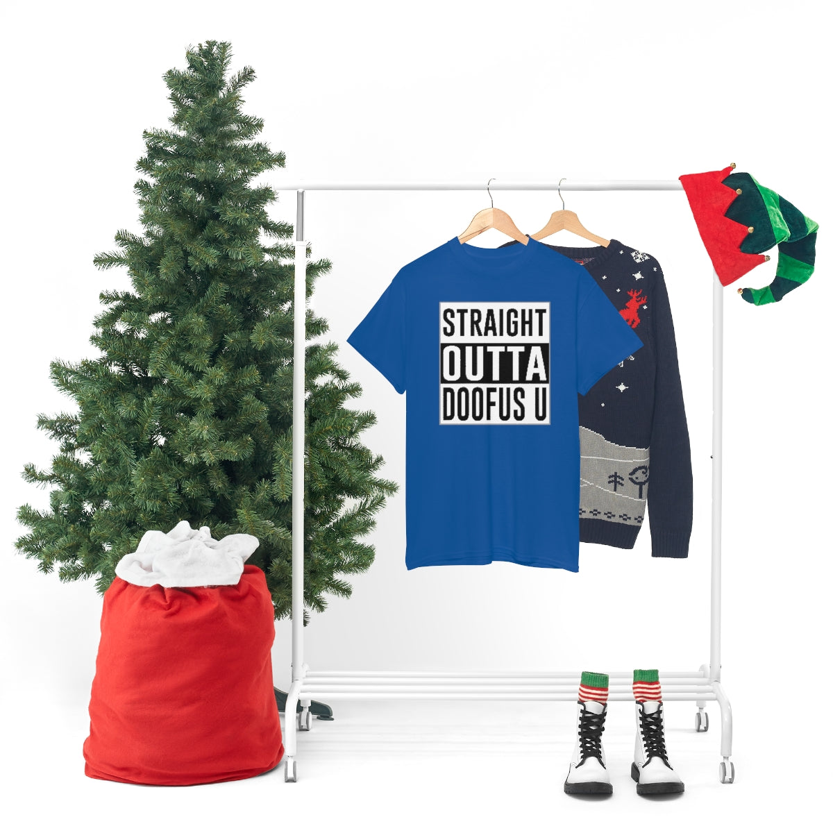 Straight Outta Doofus U™ Unisex Short Sleeve Funny Gift Idea T Shirt