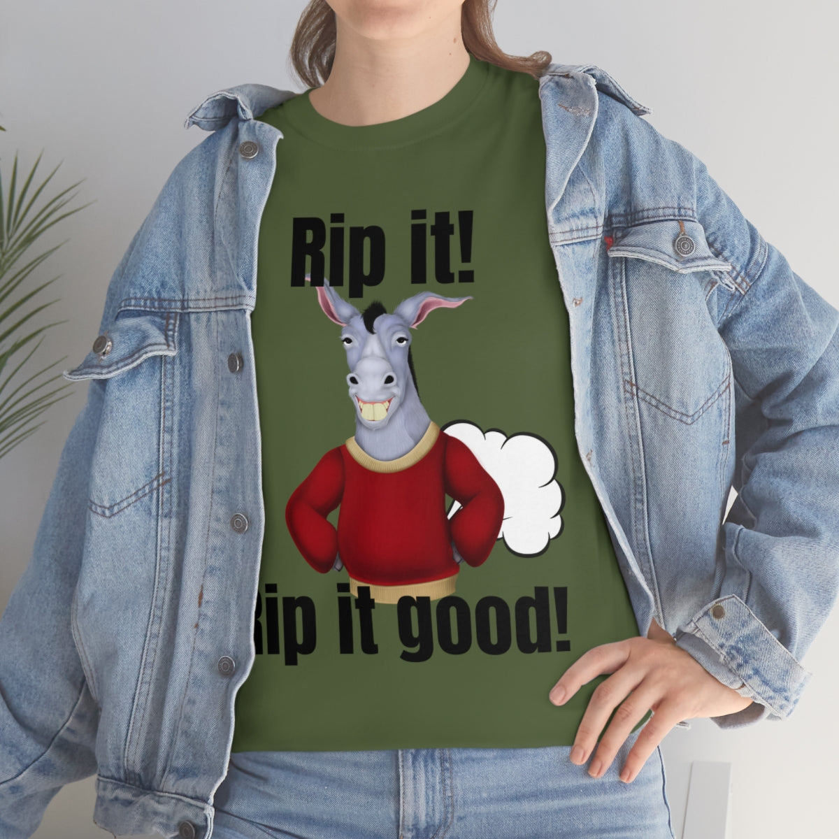 Rip it! Funny Unisex Heavy Cotton Tee