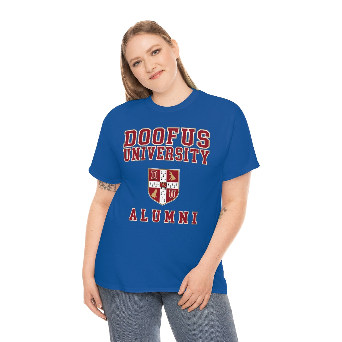 Doofus University™ Alumni Unisex Funny Gift Idea Short Sleeve T Shirt