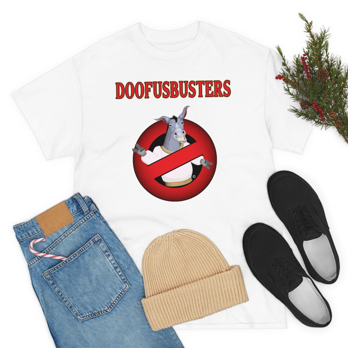 Doofus Busters Ghost Busters Parody Short Sleeve T-Shirt Unisex