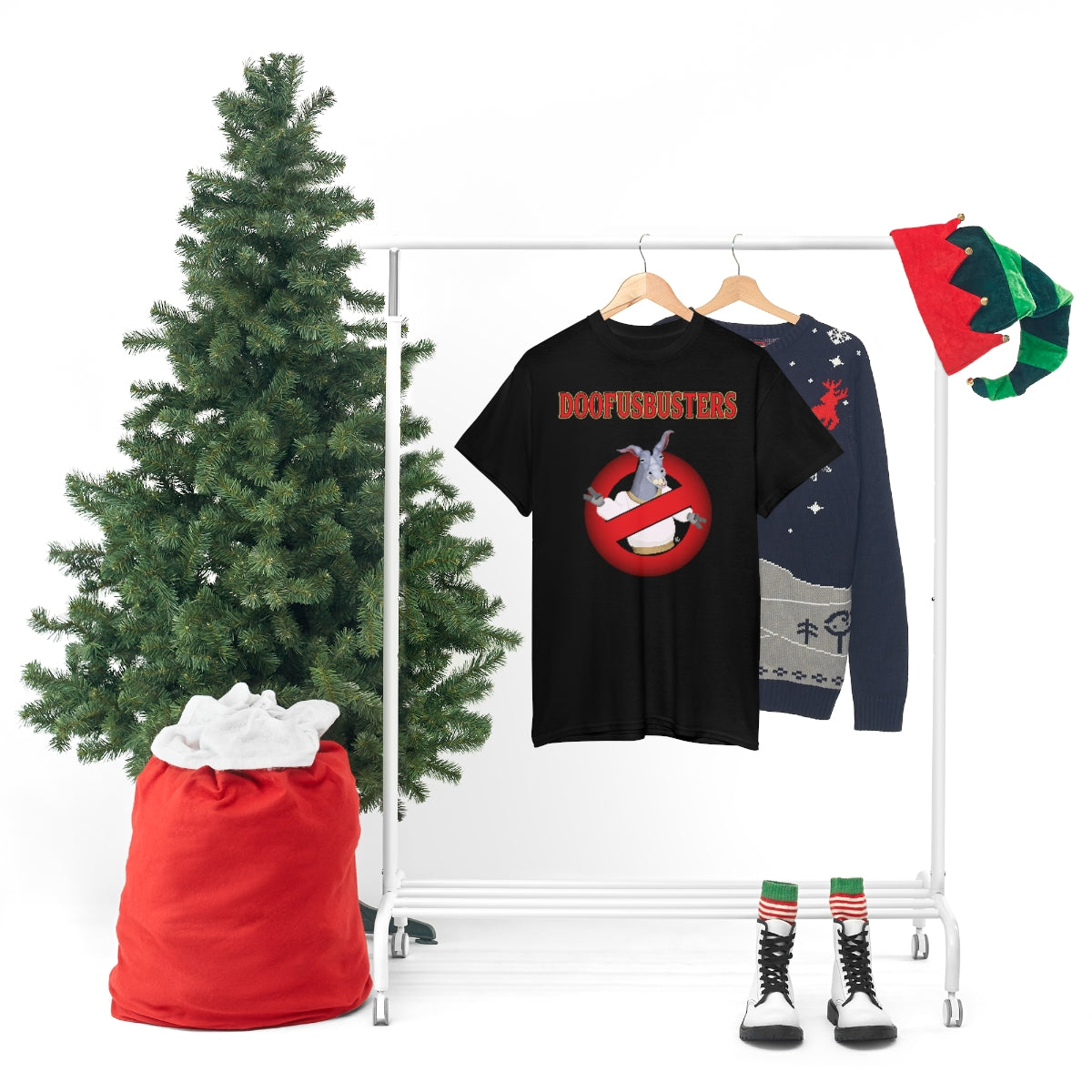 Doofus Busters Ghost Busters Parody Short Sleeve T-Shirt Unisex
